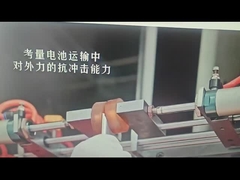 Στρογγυλοειδείς μπαταρίες πολυμερούς ιόντων λιθίου 3.7V Μονόκύτταρο 2.75wh 1900mAh επίπεδα πρισματικά