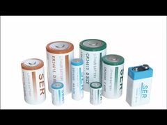 Μια μπαταρία λιθίου 3.6 Volt AA 3000mAh ER18505M