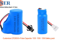 Πακέτο μπαταριών λιθίου 3,6v ER26500 με 1550 παλμικό πυκνωτή ER26500+HPC1550 For Internet Thing
