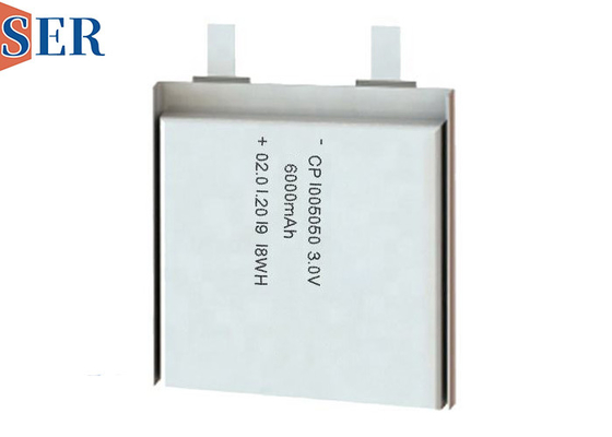 Αρχική μαλακή συσκευασία 3v 6000mah μπαταριών φύλλων αλουμινίου CP1005050 Limno2 για τον ιχνηλάτη ΠΣΤ
