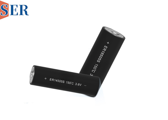 ER14505 3.6V AA Μέγεθος Πρωτογενής μπαταρία Li SOCL2 που κυμαίνεται από -55 έως 165 °C για γεωτρήσεις πετρελαίου