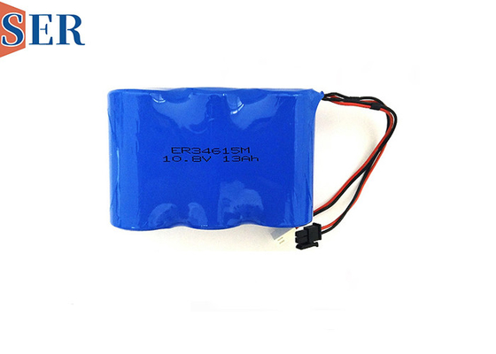 Προσαρμοσμένες μπαταρίες Li-SOCL2 10.8V 8500mAh ER26500 3S1P Lithium Primary Battery Pack για ανιχνευτή διαρροής κενού