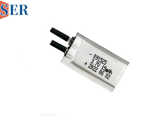 Προσαρμόστε 3.7V υπερ λεπτή τσάντα κύτταρα 091525 επαναφορτιζόμενη μπαταρία πολυμερούς λιθίου για φορητές συσκευές