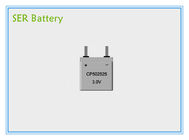 CP502525 3.0V λεπταίνει την εύκαμπτη μπαταρία, επίπεδο πακέτο μπαταριών λίθιου ιονικό για RFID/ηλεκτρονικό παιχνίδι