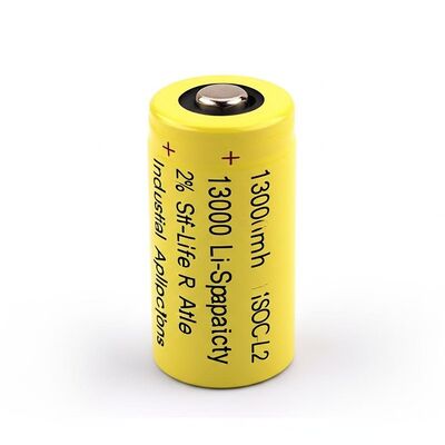 13000mAh Li-SOCL2 μπαταρία Μεγάλη χωρητικότητα 2% Αυτοζωή για βιομηχανικές εφαρμογές