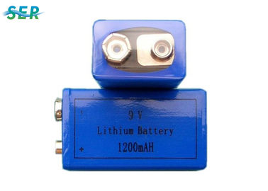 Πακέτο 650mAh μπαταριών λίθιου υψηλής ικανότητας 9V επανακαταλογηστέο για το συναγερμό μετρητών/πυρκαγιά