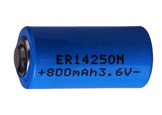 LS14250M μέγεθος R6 ER14250M 800mAh αρχικών μπαταριών 1/2AA λίθιου λι SOCl2 για CNC τις εργαλειομηχανές