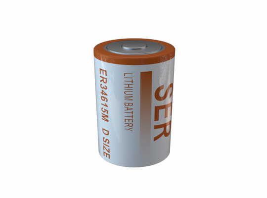 Thionyl λίθιου αγωγών μπαταριών 14500mAh LiSOCL2 σπειροειδές υψηλό χλωρίδιο ER34615M