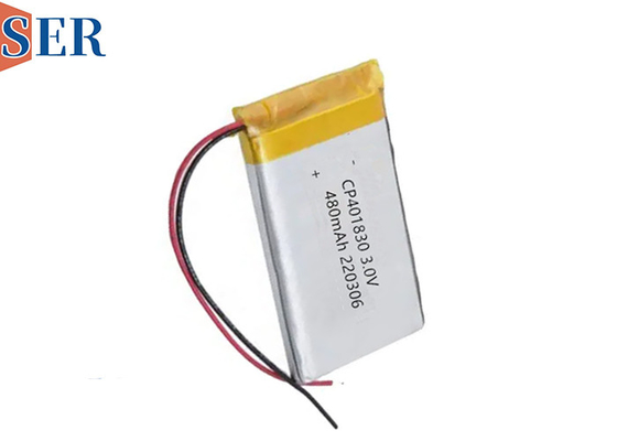 Μη επαναφορτιζόμενο Soft Pack Li Mno2 μπαταρία CP401830 3,0V 400mah Για αισθητήρα ούρων