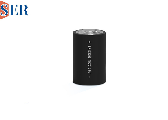 2/3A Υψηλή θερμοκρασία ER17335S 150°C μπαταρία Li SOCl2 για GPS Tracker