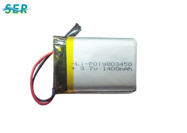 Επίπεδο κύτταρο 3,7 μπαταρία 803450 Β 1500mah Lipo