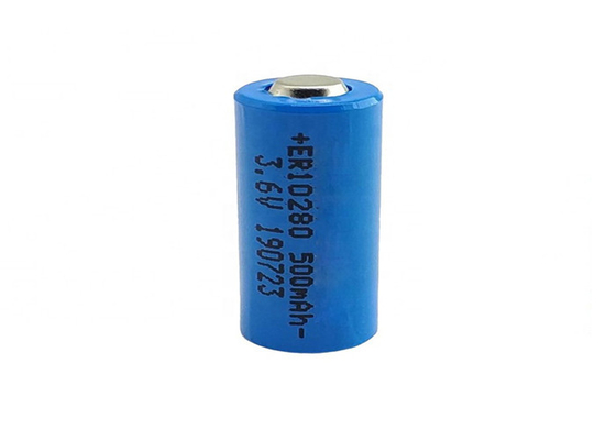Μπαταρία 3,6 λίθιου socl2 καλωδίων ER10280 500mAh Thionyl λίθιου β χλωρίδιο