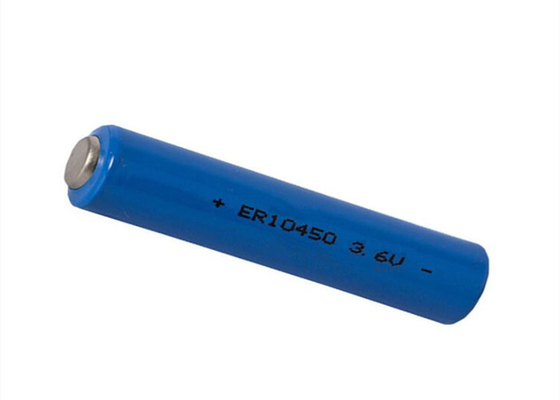 Cyclindrical ER10450 3,6 μπαταρία λι SOCl2 Αντιαεροπορικού Πυροβολικού βολτ για τον αισθητήρα καπνού No.7