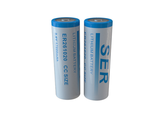 ER261020 μπαταρία 3,6 τύπων μασουριών των CC 3.6V LiSOCL2 μπαταρία λίθιου β