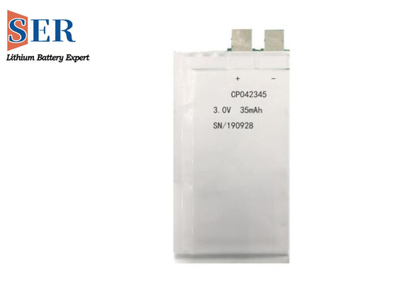 Η εύκαμπτη Limno2 μπαταρία CP203040 CP042345 3.0V λεπταίνει εξαιρετικά το κύτταρο