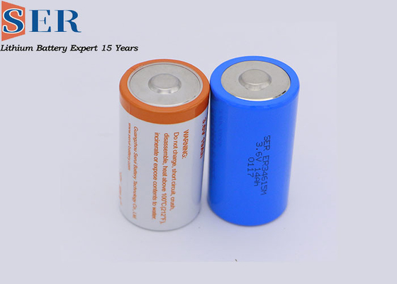 Η μίας χρήσης μπαταρία λι SOCL2 του ER λίθιου ER48660 3.6V προσαρμόζει τη μορφή κυλίνδρων