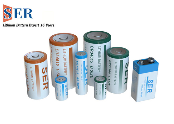 3.6Volt μη επανακαταλογηστέο Thionyl λίθιου μπαταριών λι SOCL2 κύτταρο χλωριδίου για τον έξυπνο μετρητή