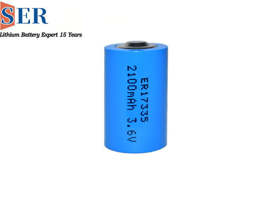Μετρητής χρησιμότητας μπαταριών ER17335S λι SOCL2 MSDS αρχικό υψηλής θερμοκρασίας κύτταρο λίθιου 3,6 βολτ